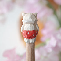 Ayataro Large Fork - Cat in Red Pants - aya14