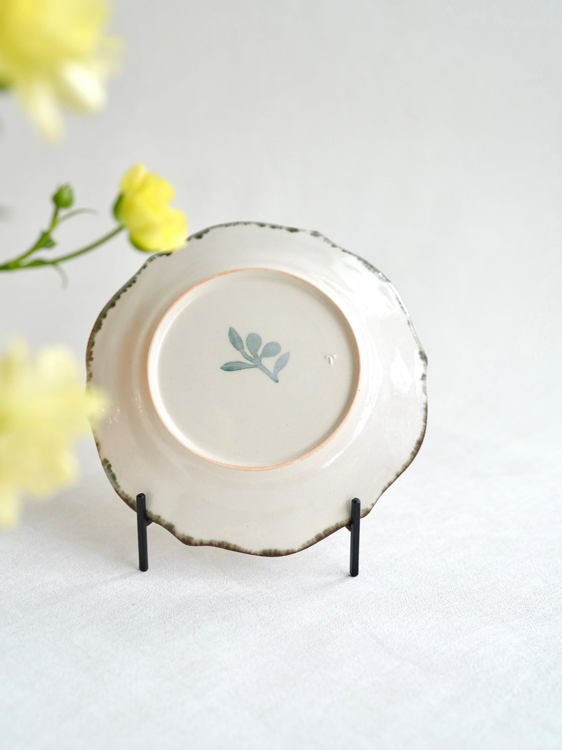 かとうようこ Yoko Kato Flower Plate