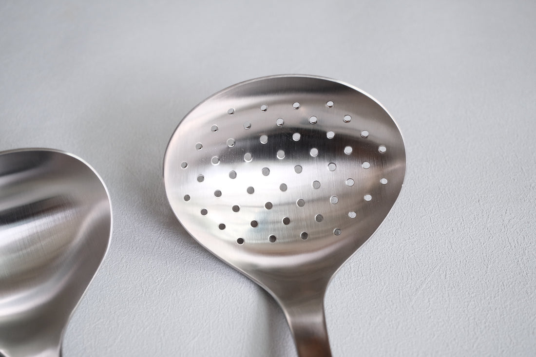 Sori Yanagi Stainless Steel Kitchen Tool - Skimmer