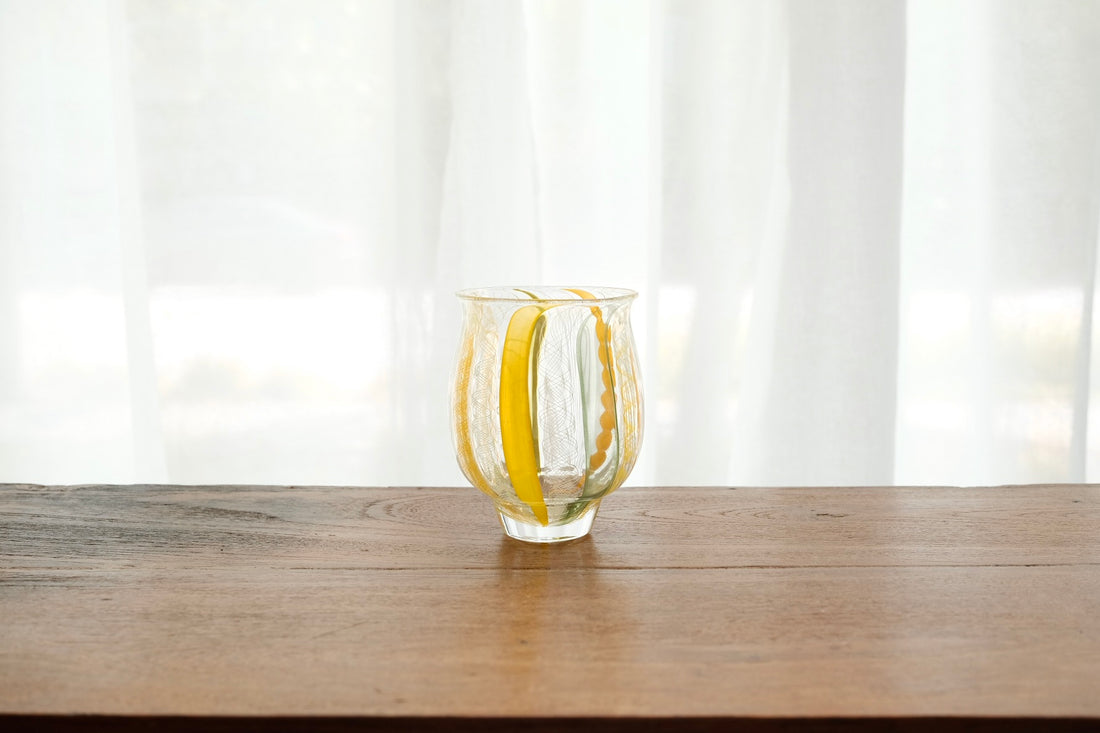 Makiko Kitagata 北形槙子 Lace Round Glass MG08