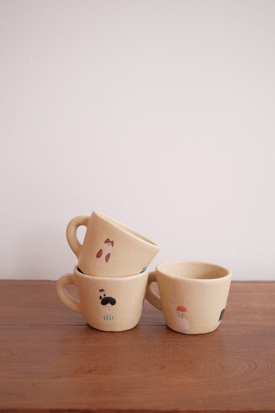 Aya Watanuki 綿貫彩 Mug - Small (Yellow Cat)