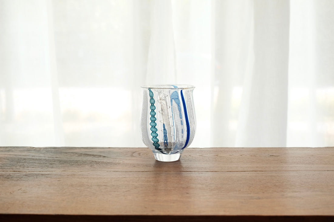 Makiko Kitagata 北形槙子 Lace Round Glass MG08