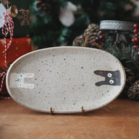 Haruko Harada 原田晴子 Oval Plate - HH36