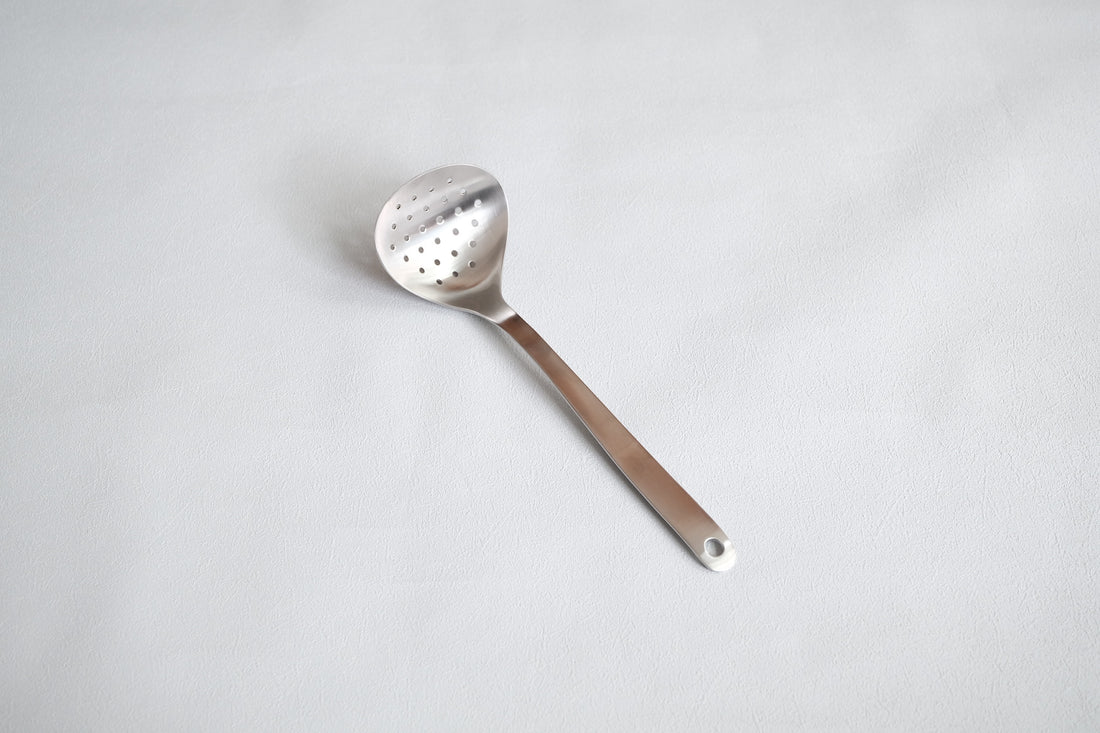 Sori Yanagi Stainless Steel Kitchen Tool - Small Skimmer