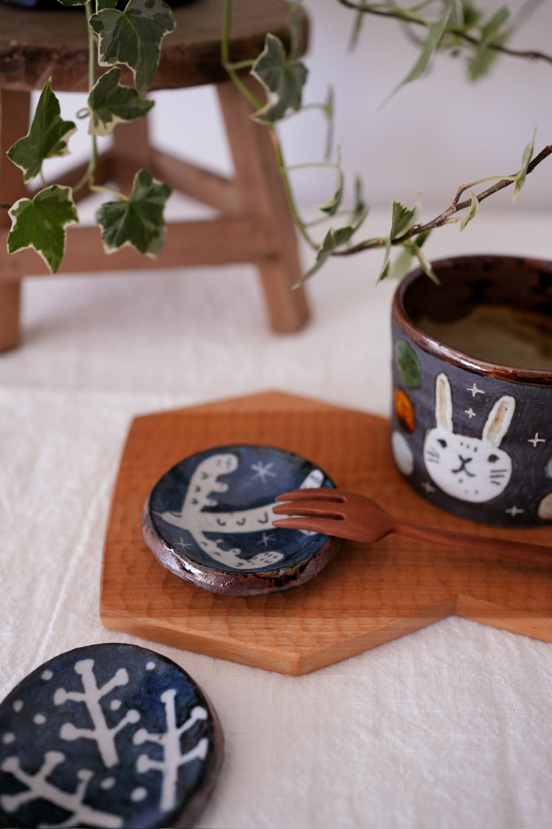 Katsukiya 香月舍 Mini Plate /chopsticks holder  KYO1