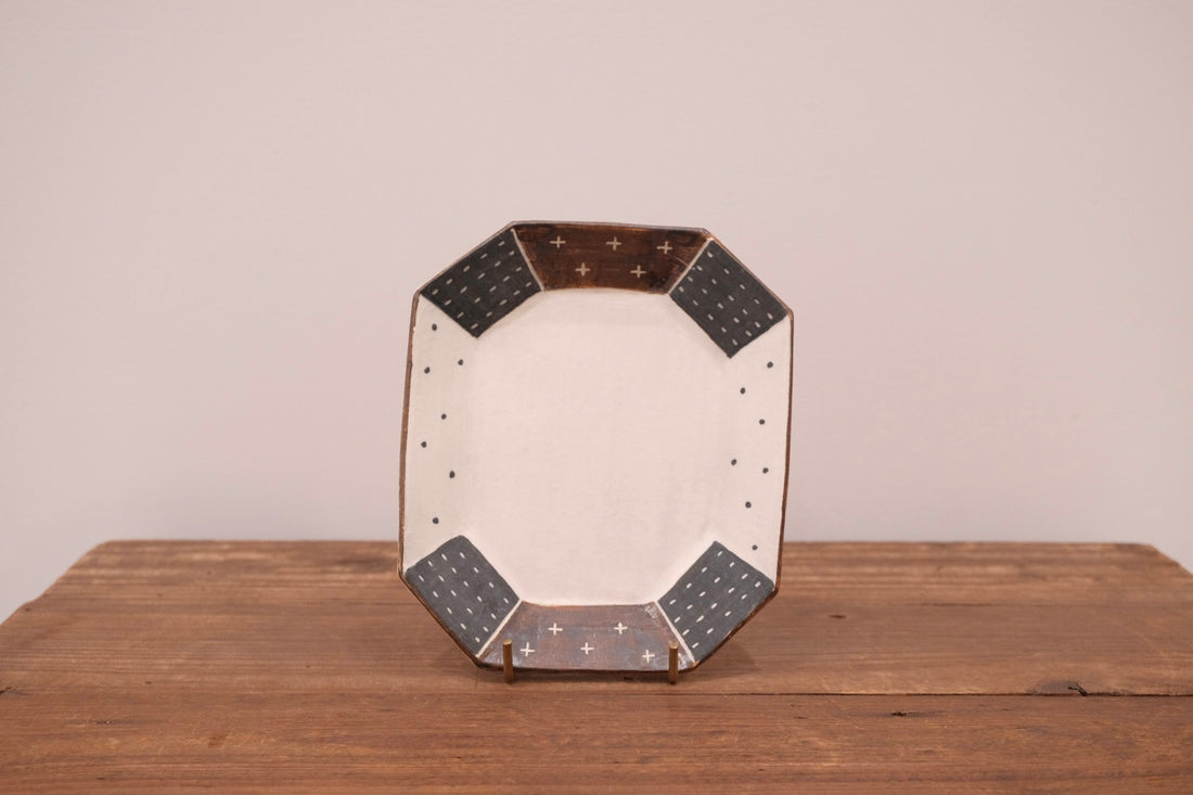 Emishi Kobo 池田匡優&美弥子 - Wide Octagon Plate Small EK05