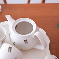 砥部烧工房手作丸子系列茶壶茶杯