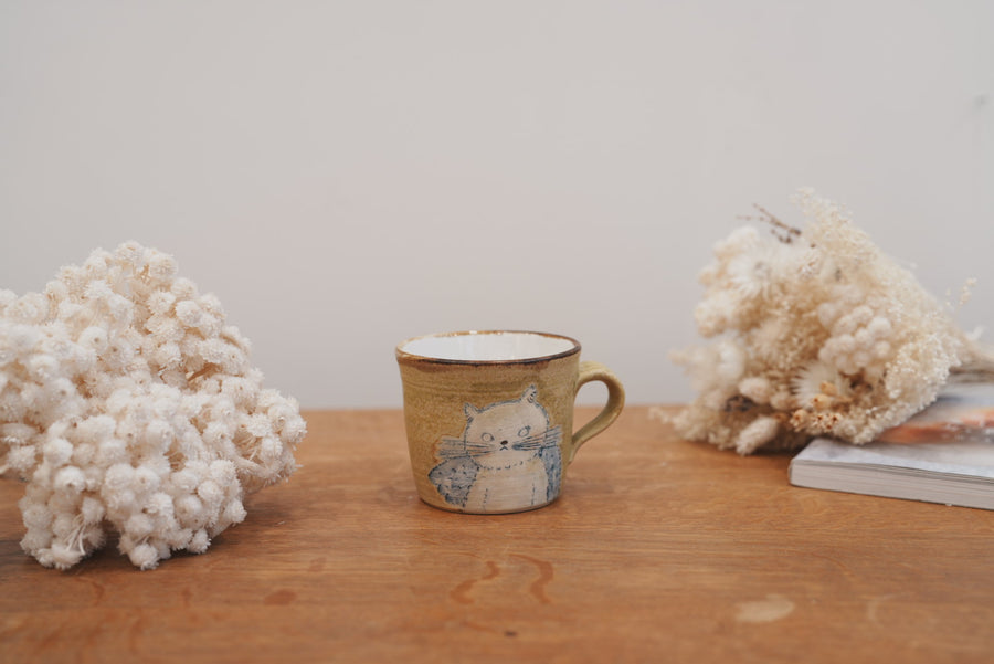 Tomoko Kubo コンガリ舍 Cat Mug TK07