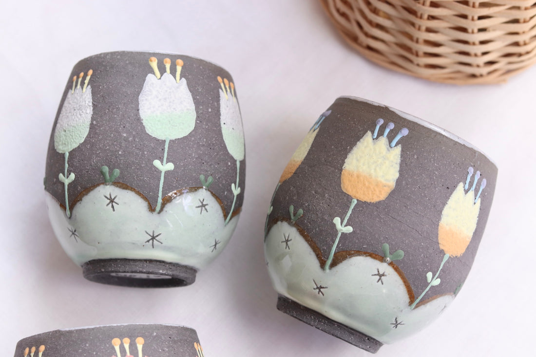 Akemi Nakamura 中村明美 Tulip Teacup AN12