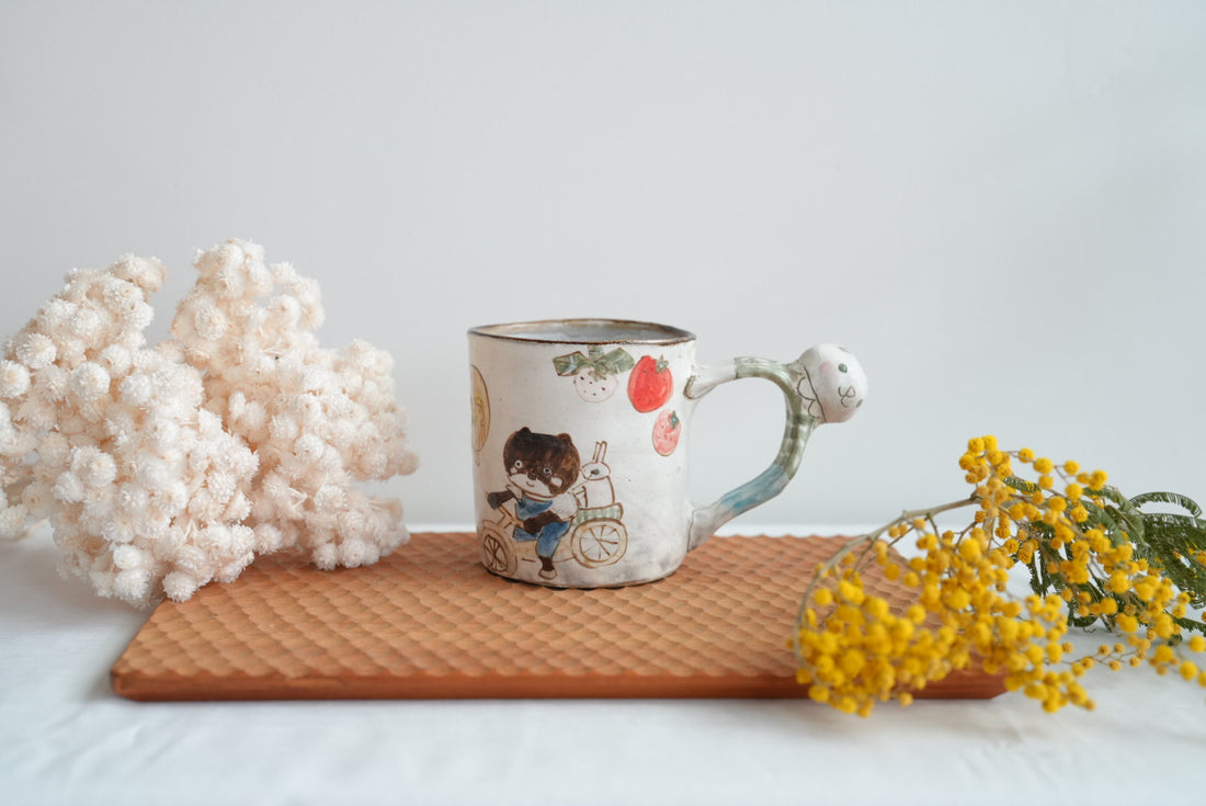 Sayo Horimizu 堀水小夜 Animal Handled Mug SH03