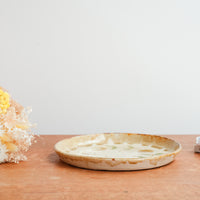 Minako Takizawa 滝沢三奈子 Medium Yellow Flower Plate MW02