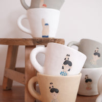 Aya Watanuki 綿貫彩 Mug Large - Blue Boy