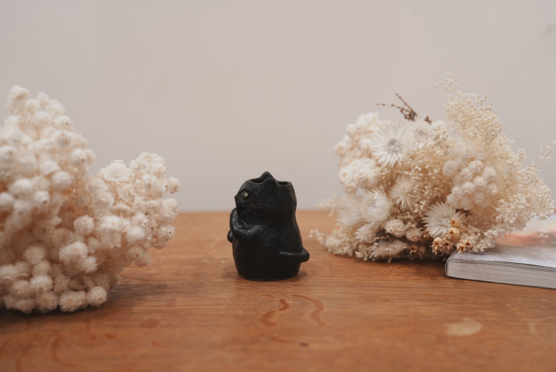 Shoko Matsuura 松浦唱子 Small Cat Flower Vase SM03 #1