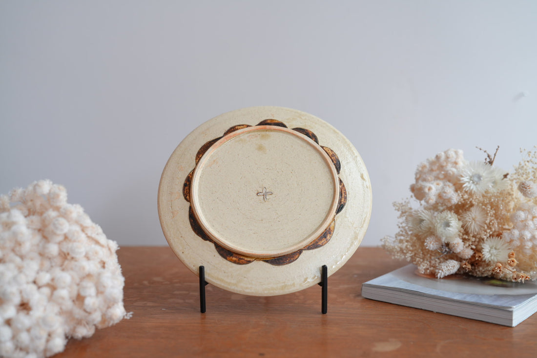 Shoko Hirano 平野照子 Cat Large Plate SR13 #2