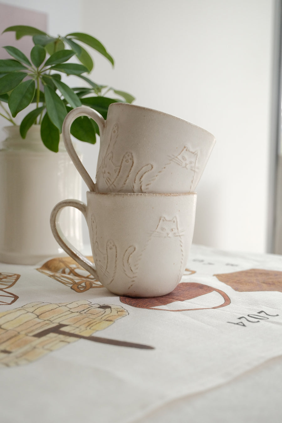Mashiko Pottery Cat Collection
