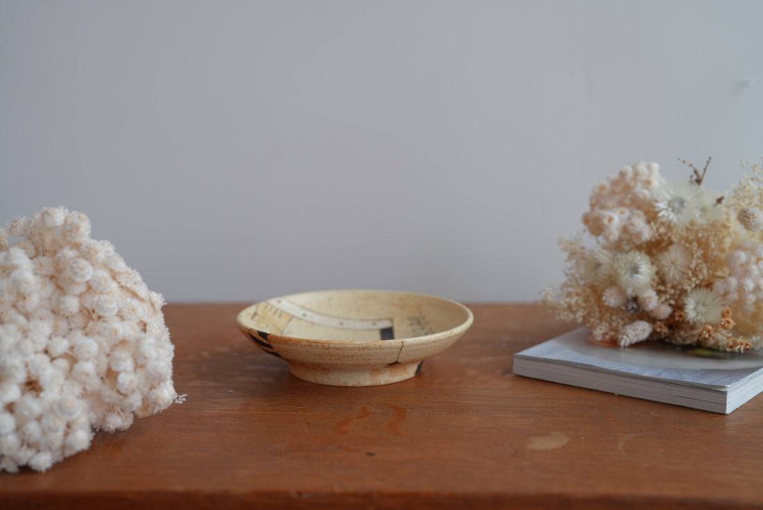 Shoko Hirano 平野照子 Cat Large Bowl SR14 #3