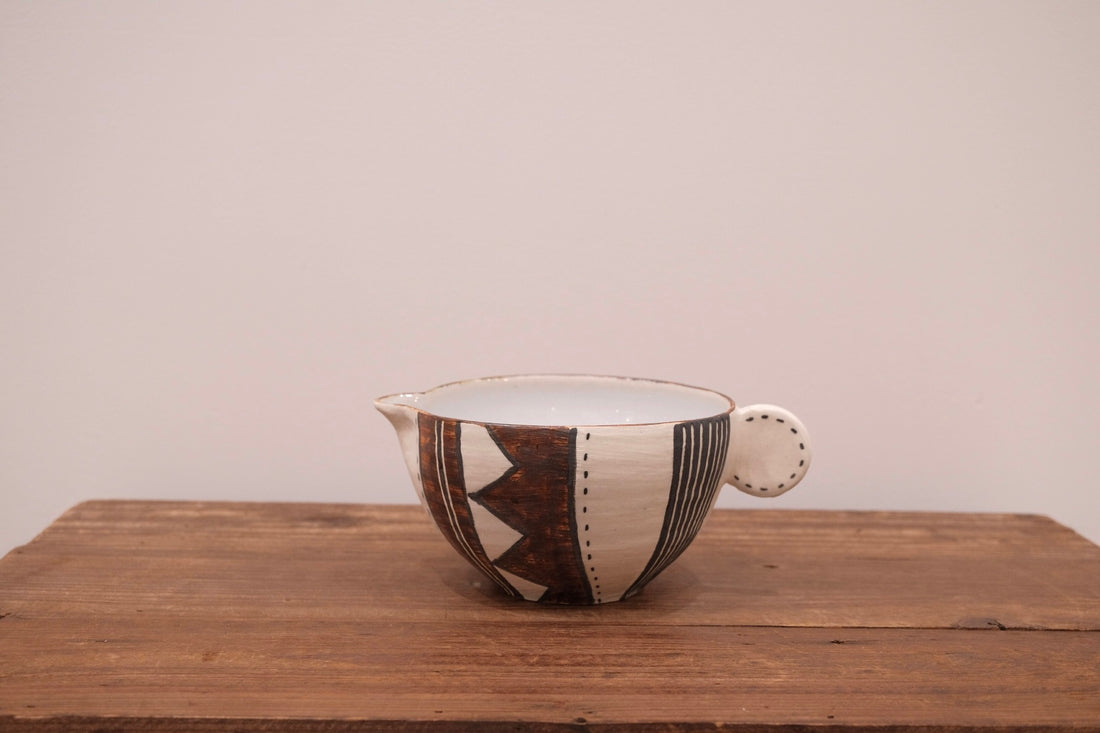 Emishi Kobo 池田匡優&美弥子 - Matcha Bowl with Spout EK16