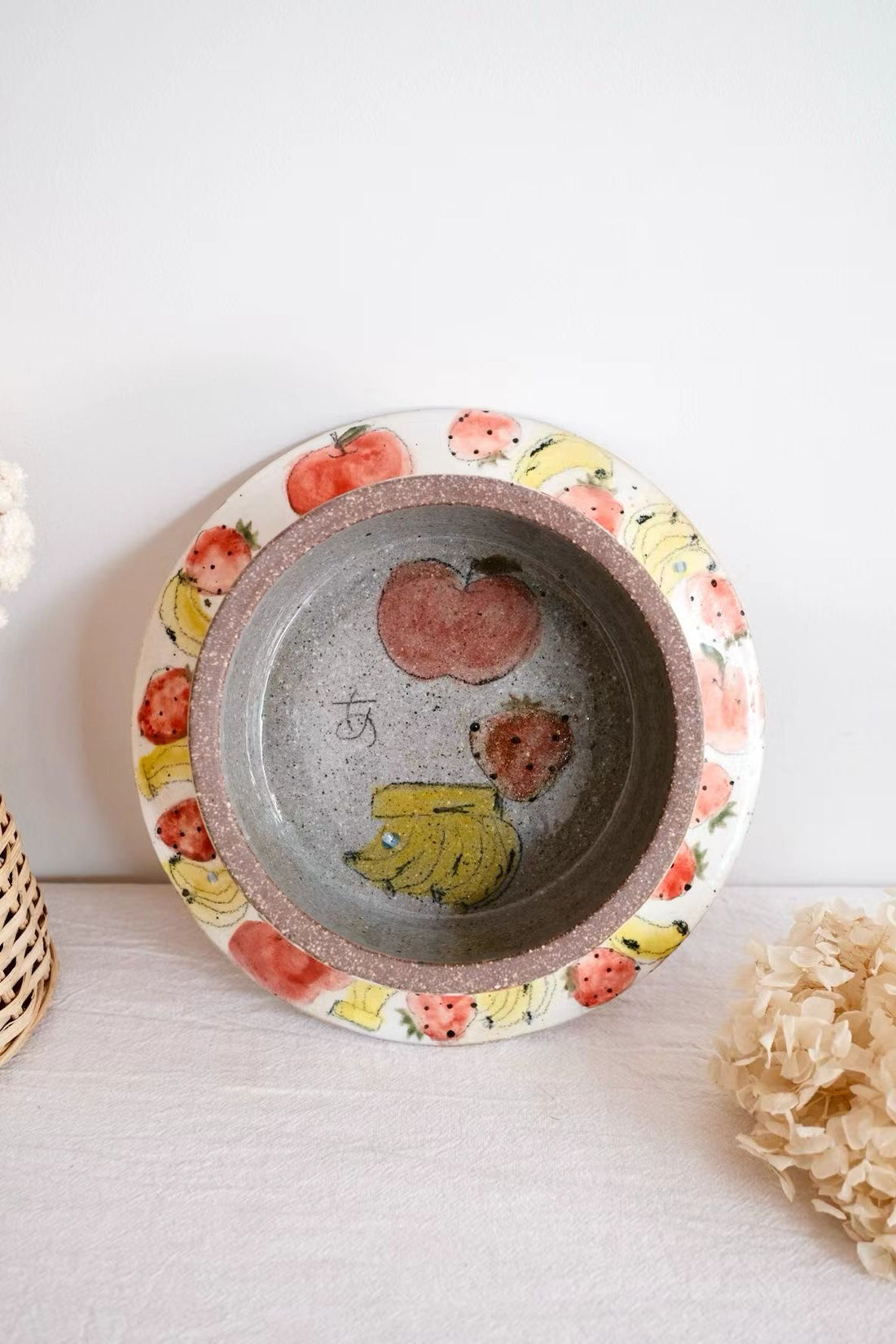 Asako Yamaguchi 山口麻子 Animal Pedestal Plate AI24