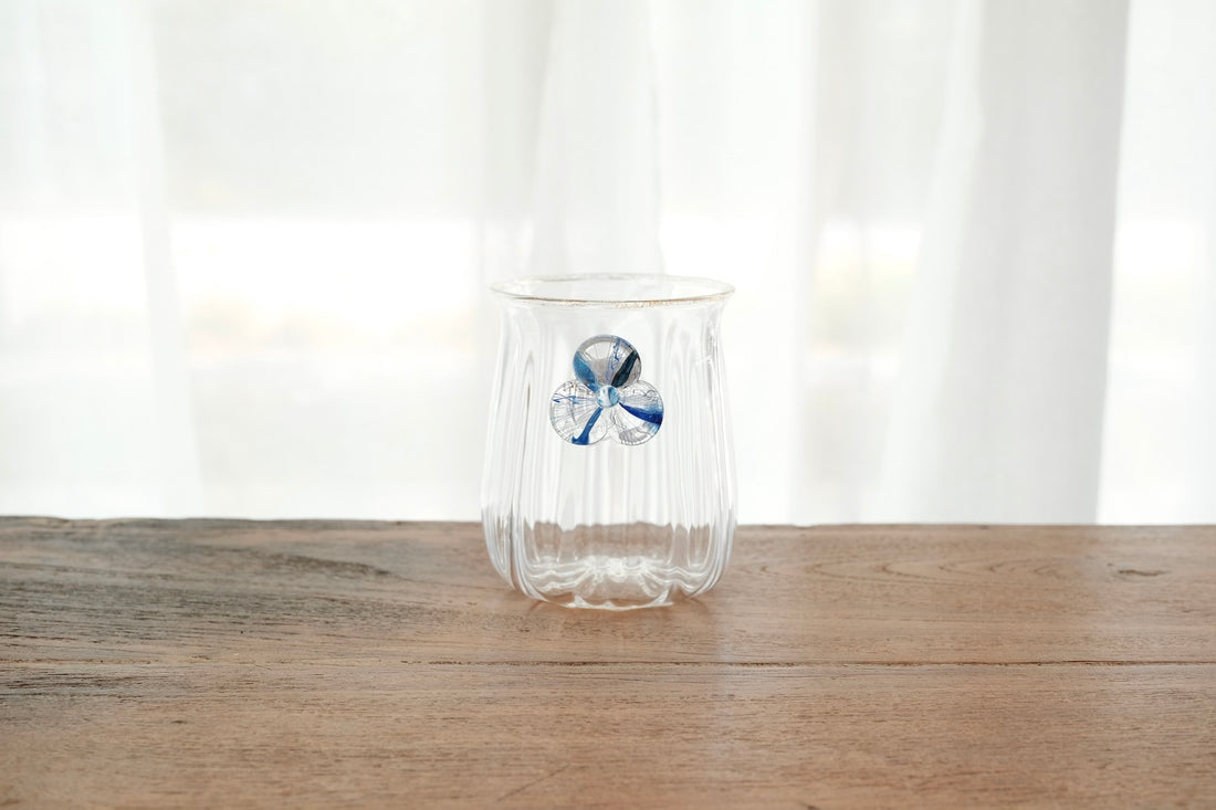 Makiko Kitagata 北形槙子 Lace Flower Handle Glass MG10