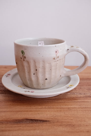 Haruko Harada 原田晴子 Mug and Saucer Set - HH23 #1