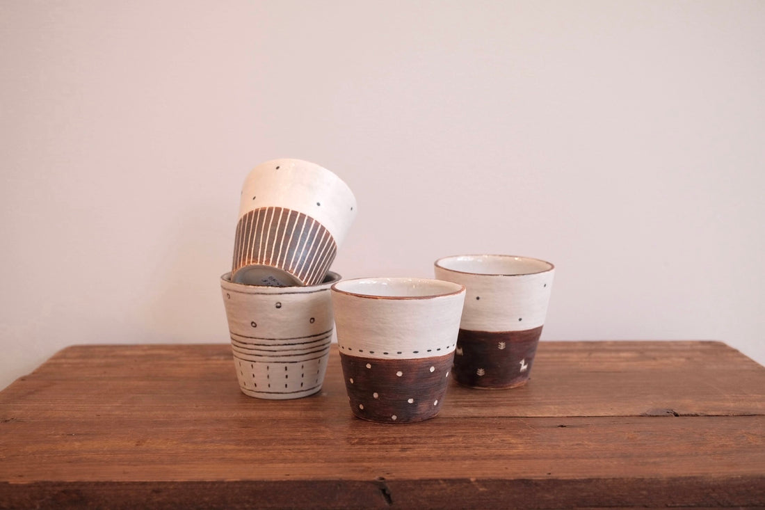 Emishi Kobo 池田匡優&美弥子 - Tea & Coffee Cup EK24