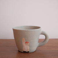 Aya Watanuki 綿貫彩 Mug Large - Blue Swimming