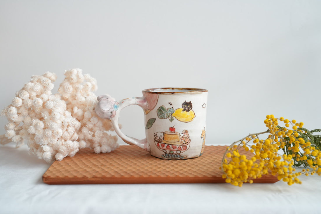 Sayo Horimizu 堀水小夜 Animal Handled Mug SH03