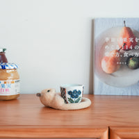Aya and Yoshiko Wool Felt Small Animal Coaster - Hamster YS04