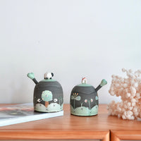 Akemi Nakamura 中村明美 Sugar Pot with Spoon AN31