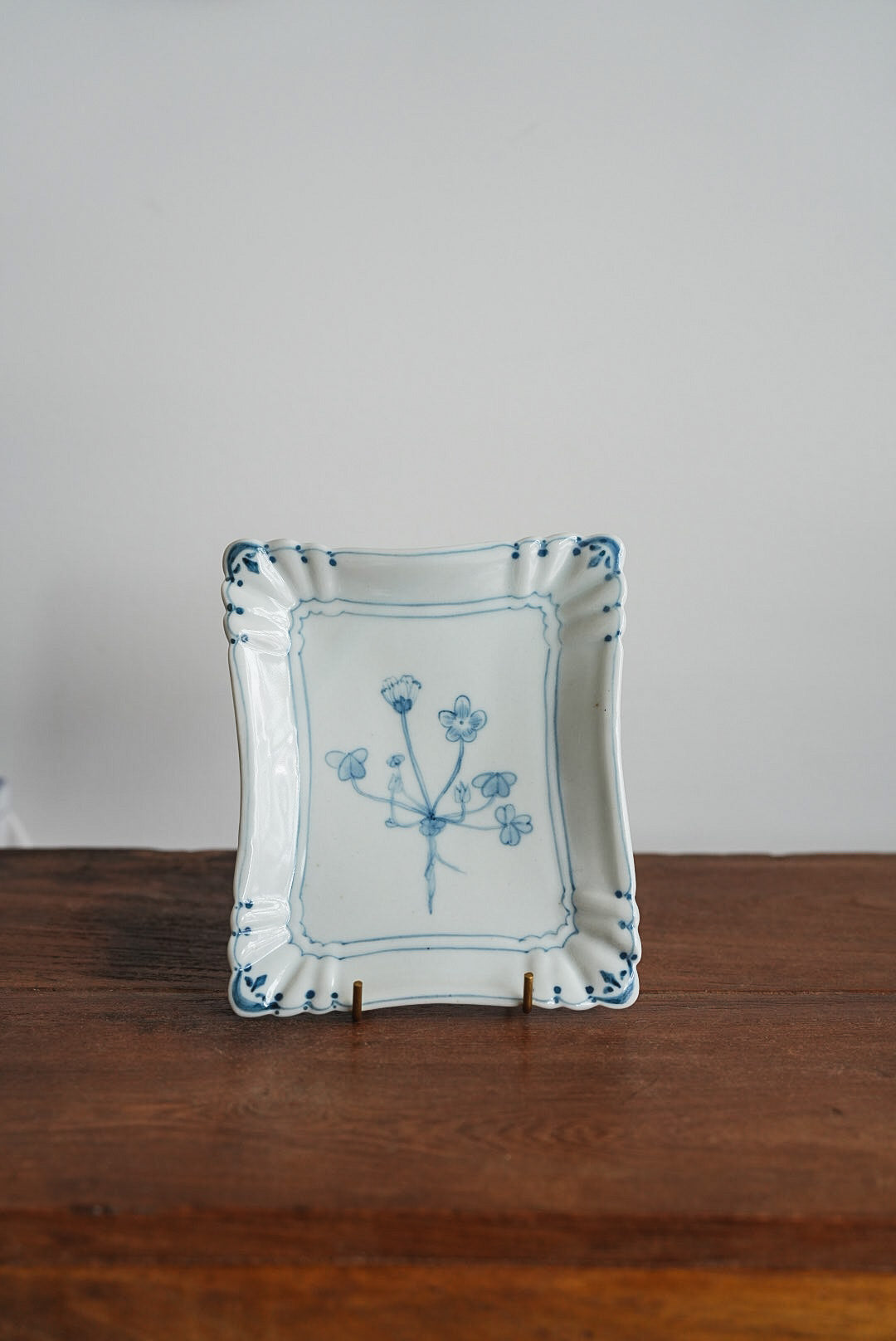 Maya Inamura 稲村真耶 Flower Rectangle Plate MI17