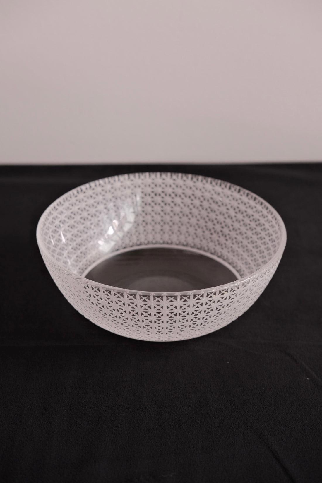 Miki Yamaguchi 山口未来 Kiriko Glass Large Bowl Lattice