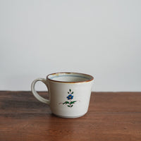 Kazuaki Shimura 志村和晃- Hand-Painted Floral Mug KAS08