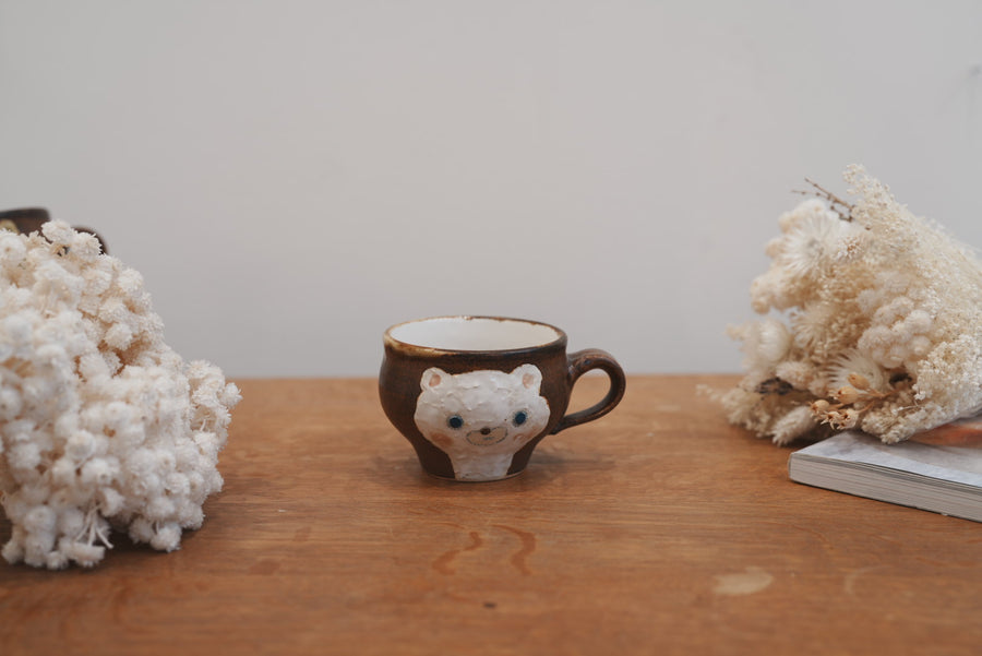 Tomoko Kubo コンガリ舍 Brown Mug TK02