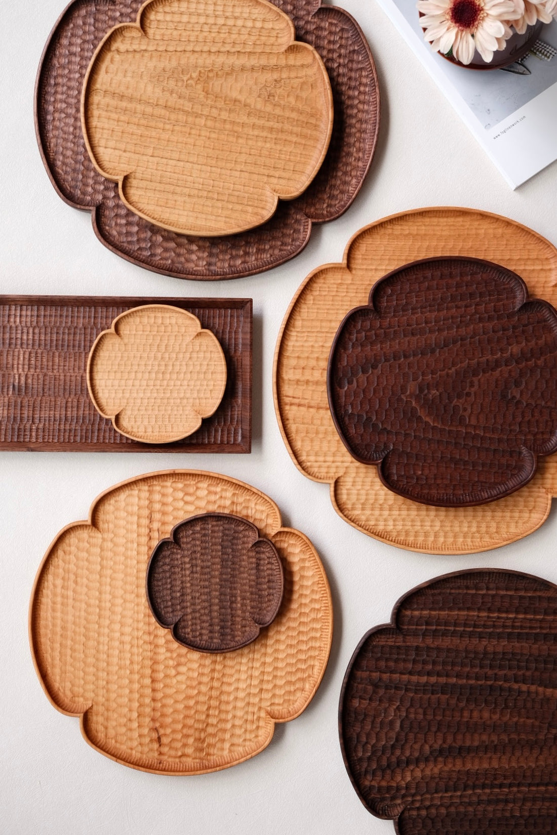 Kazunori Takatsuka 高塚和則 Walnut Wood Coaster KU02