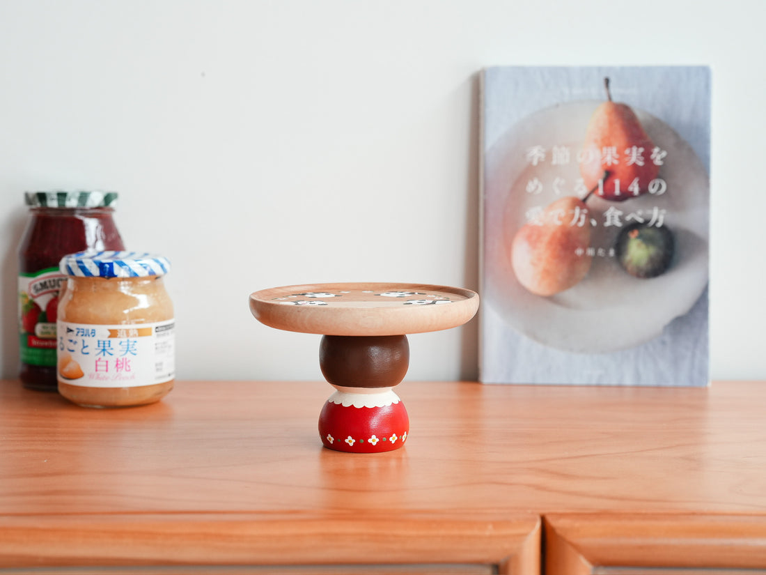 Kiezakka 木繪雜貨 Pedestal Plate - Panda KZ02