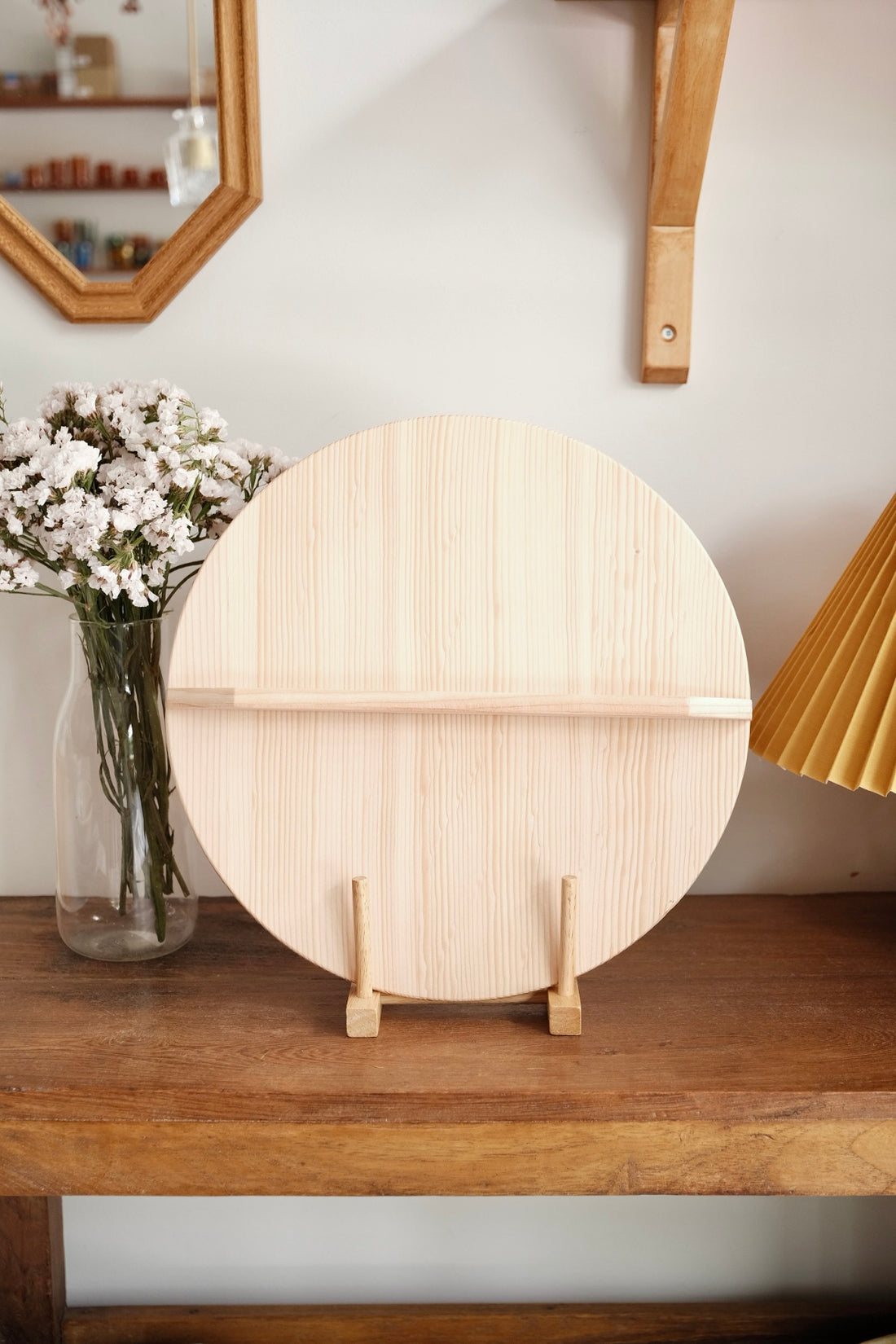 Spruce Wood Pot Lid