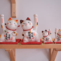 木村桜士堂 Ceramic Lucky Cat - Blessing