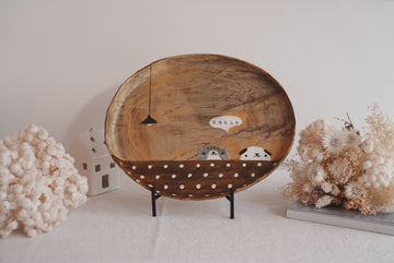 Fumiko Tsuchihashi 土橋文子 - Large Oval Plate FT12 #3