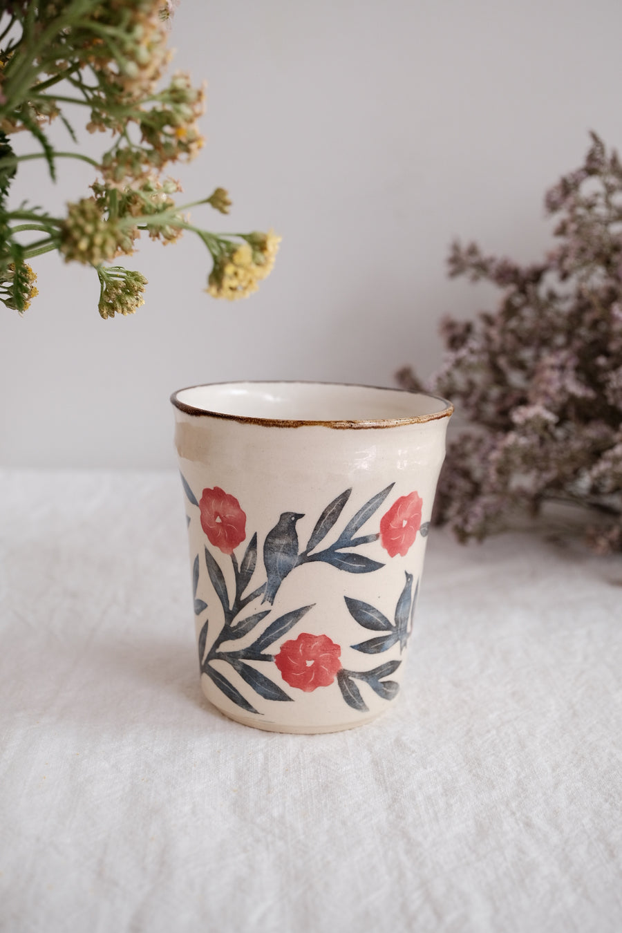 Nakagaki Tomoko Water Color Hand Painted Free Cup - KP13