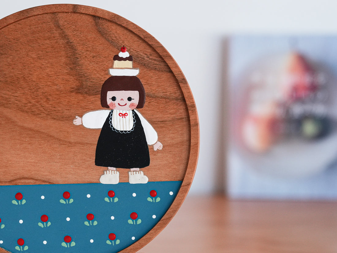 Kiezakka 木繪雜貨 Coffee Plate - Pudding KZ06