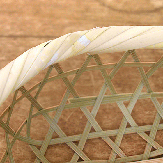 Matsunoya 松野屋 Genuine Bamboo Hexagonal Baskets Set of 3