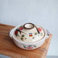 Donabe Banko Ware No.7 Persimmon Clay Pot