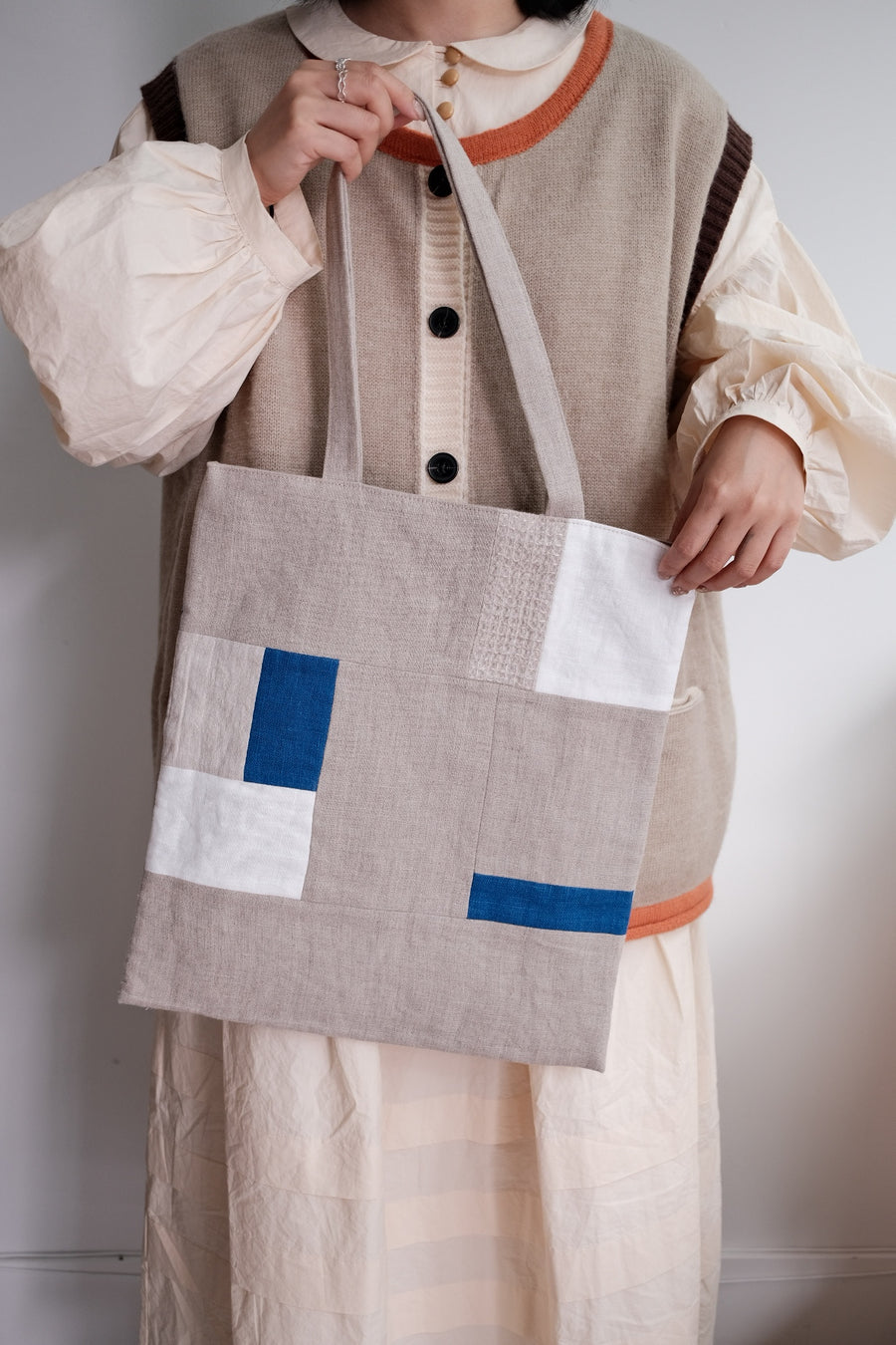 Japanese Linen Tote Bag