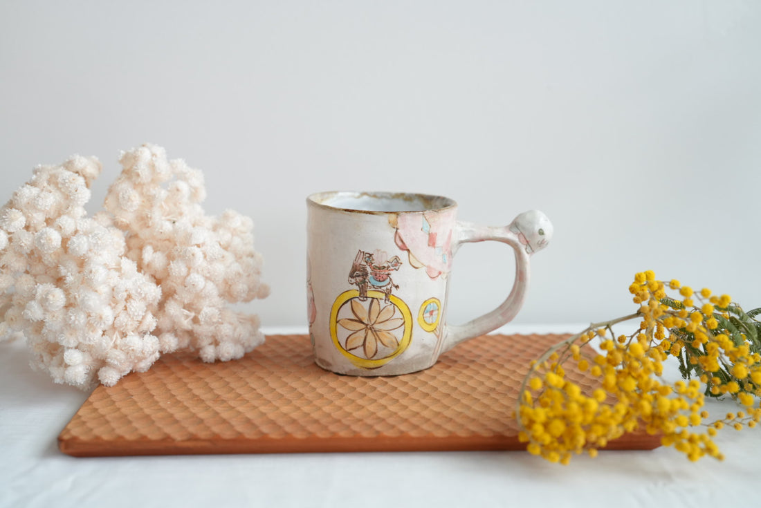 Sayo Horimizu 堀水小夜 Animal Handled Mug SH03
