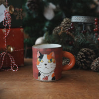 Akio Toyama 外山亜基雄 - Cat Mug AT02