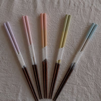 Japanese Natural Wood Chopsticks Pastel Collections