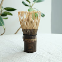 Purple Bamboo Matcha Whisk 100 Prongs Twine Count