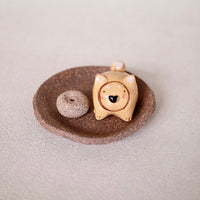 Japanese Clay Animals Incense Holder - Animal Collection