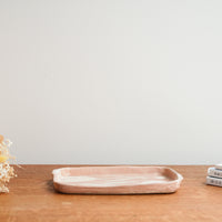 Hapun Pottery 拝志睦子 Rectangle Plate HP15