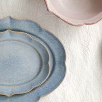 Norio Nakabayashi 中林範夫 Large Oval Plate - Blue NN08